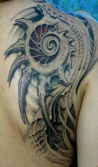 Sergey Rikhter Bio shoulder tattoo Large Image Leave Comment