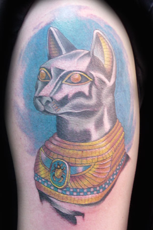 Egyptian Cat Tattoo