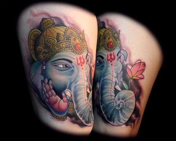 ganesha tattoo. Ganesh Tattoo Images: Lord