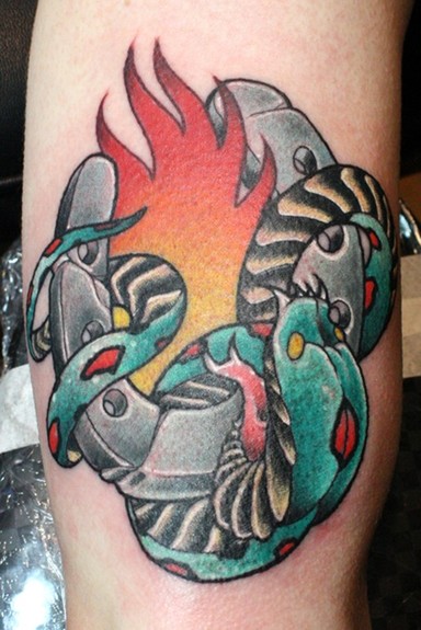 taino tattoos. inside of taino tattoo by