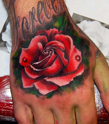 Roses Tattoos on Rose   Tattoos