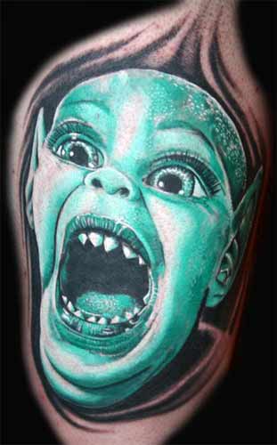 Mario Bell - Sharp Teeth Large Image. Keyword Galleries: Color Tattoos, 