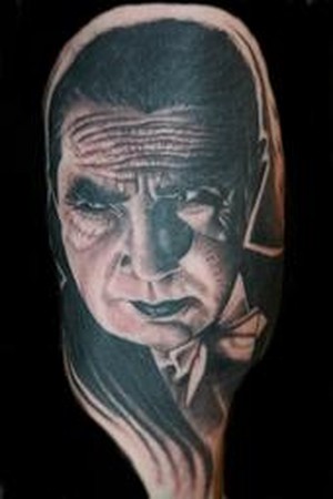 Mario Bell - Dracula Large Image. Keyword Galleries: Black and Gray Tattoos, 
