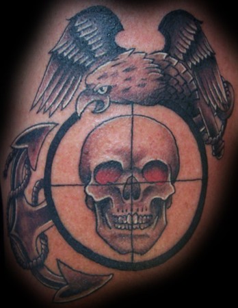 sniper tattoo