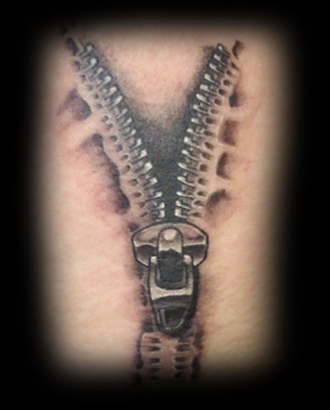 tattoos of zippers