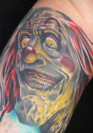 Tattoos · Page 170. Colorful Psyco Clown