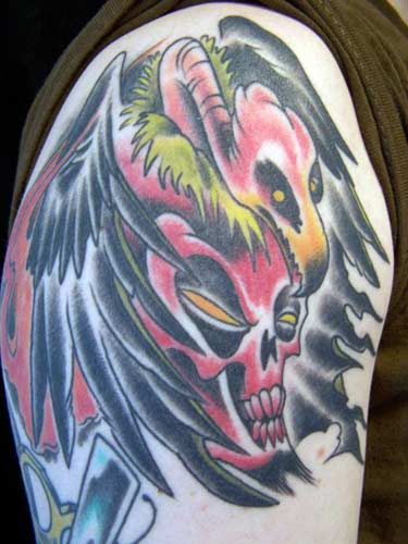 grim reaper tattoos. Evil Grim Reaper Tattoos