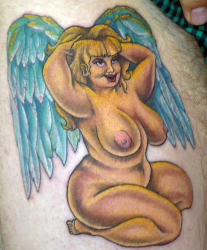 < previous | next > Looking for unique Color tattoos Tattoos? Fat Angel