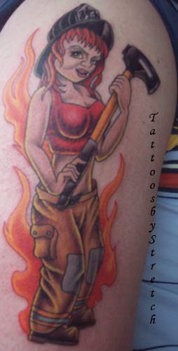 pinup tattoo. Pin Up Tattoos,