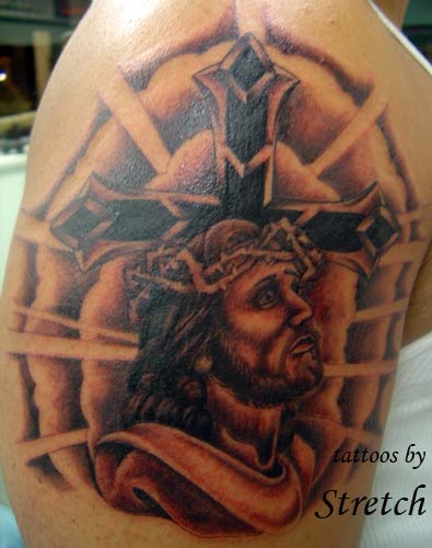 Religious Tattoos > A Web Site Devoted to Judeo-Christian Body Art