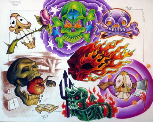 tattoo flash book. Galleries: Tattoo Flash