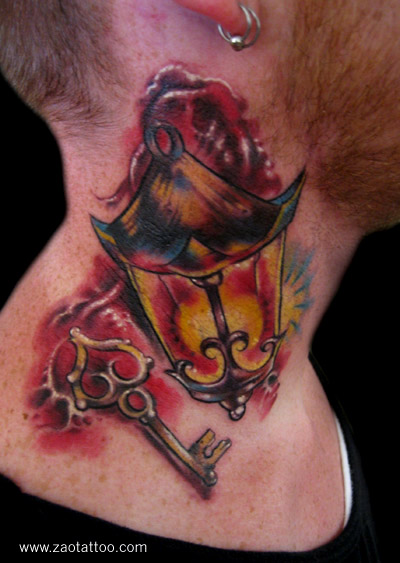 Muriel Zao - Lantern of Enlightenment and Skeleton Key Tattoo