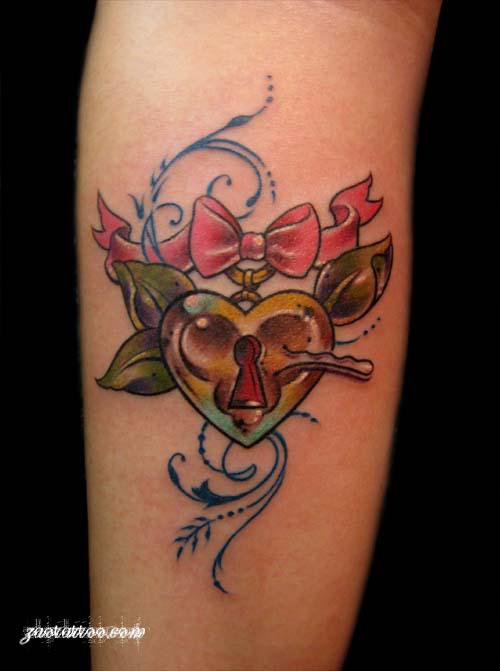Zao - Heart Locket Tattoo). heart tattoos galleries