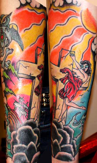 Looking for unique Traditional American tattoos Tattoos ROCK OF AGES