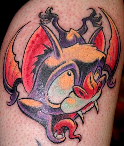 Tattoos · Jime Litwalk. Big mouthed Bat