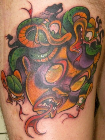 Tattoos Florida Medusa Head click to view large image