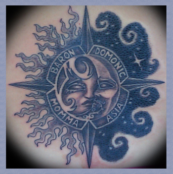 Art Moon Tattoos Picture Symbol