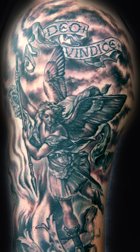 Comments: Tattoo done on our faithfull Firefighter clients.