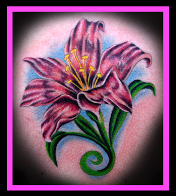 flower tattoo outlines