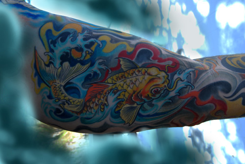 Japanese water Tattoo Designs