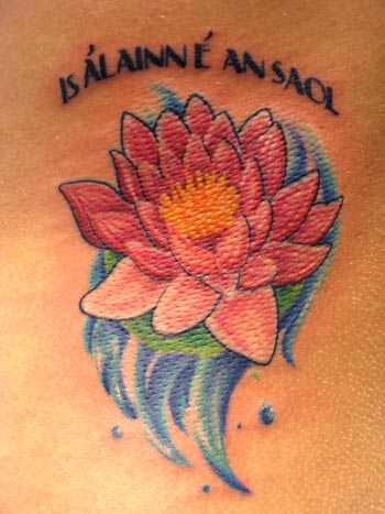  Irish Tattoos Flower Lotus Tattoos Jeremiah McCabe Life is beautiful