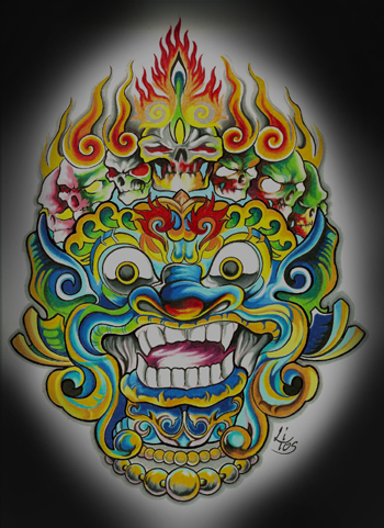 Bali Hand Tattoo