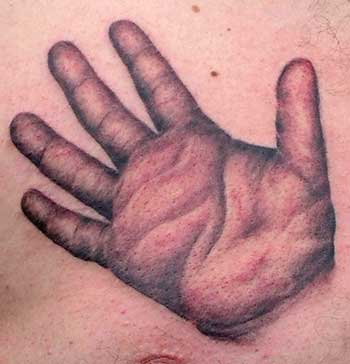 handprint tattoos