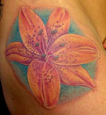 water lily flower tattoo. the largest online tattoo shop Amy Winehouse - 
