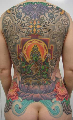 Tattoos · Page 1. tibetan backpiece (full)