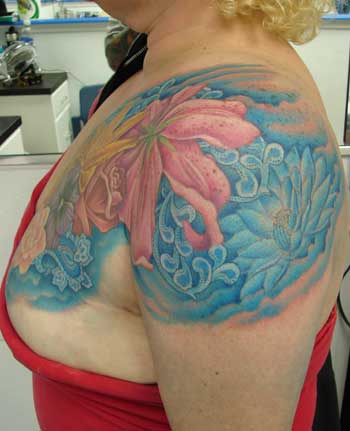flowers tattoos on chest. Flower tattoos Tattoos?