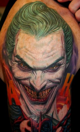 Tattoos - Tim Harris - Classic Joker · click to view large image