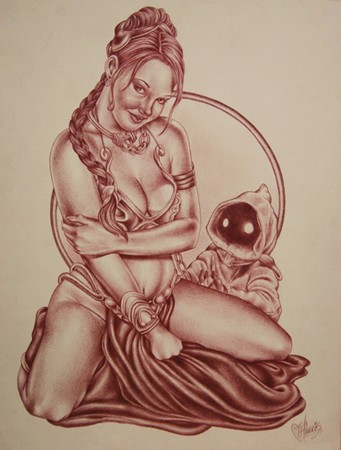 Tim Harris Princess Leia Slave I Large Image Leave Comment