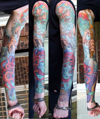 Looking for unique Custom tattoos Tattoos neptune vs medusa