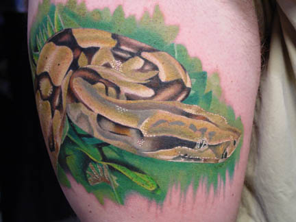 Label 3d Snake Tattoos