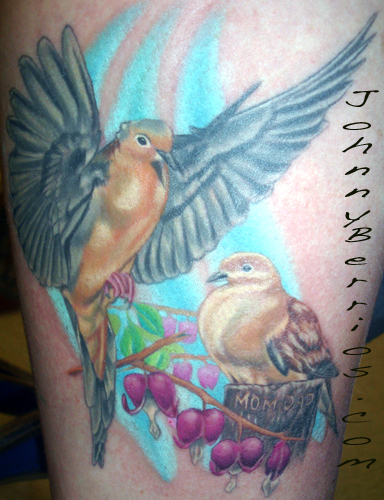 two doves tattoo