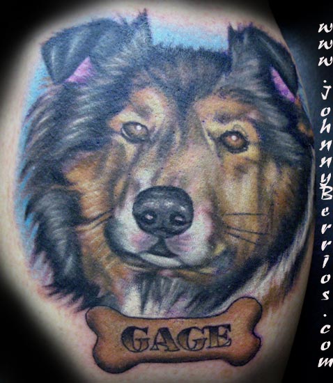 Keyword Galleries Portrait Tattoos Realistic Tattoos Nature Animal Dog 