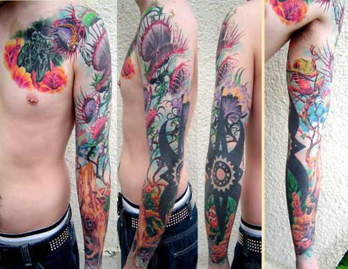 Looking for unique Tattoos nature tattoo sleeve click to view large image